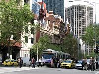 tram in Melbourne CBD